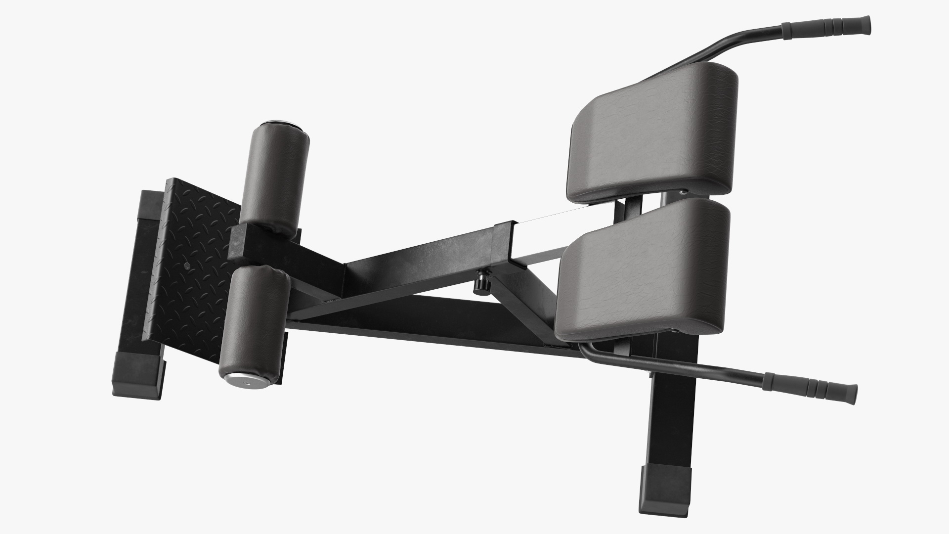 3D Hyperextension Bench Black