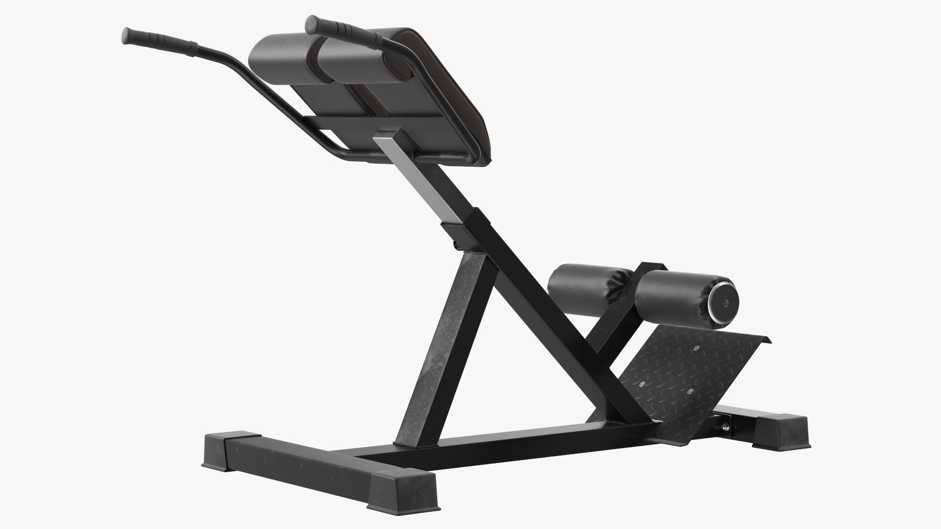 3D Hyperextension Bench Black