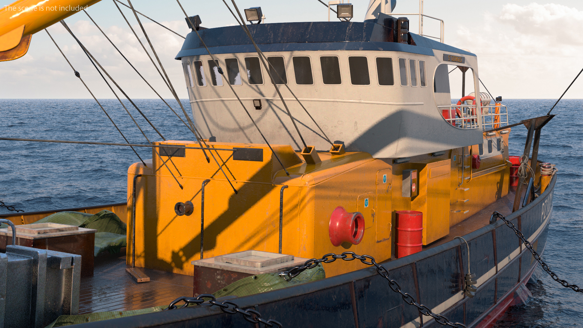 3D Fishing Boat Cabin model