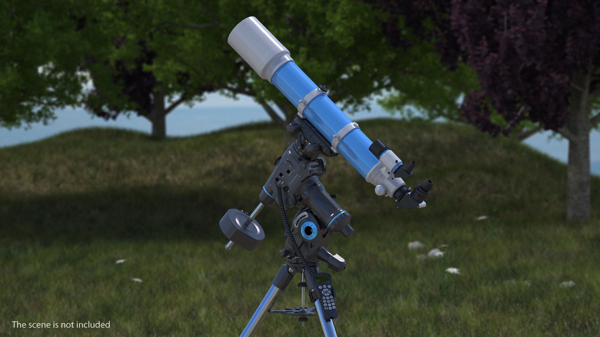 Refractor Telescope Generic 3D