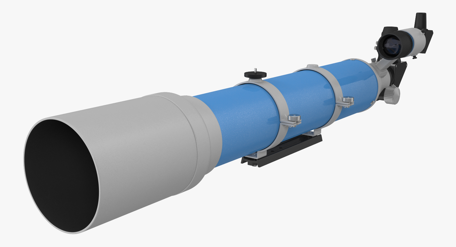 Refractor Telescope Generic 3D