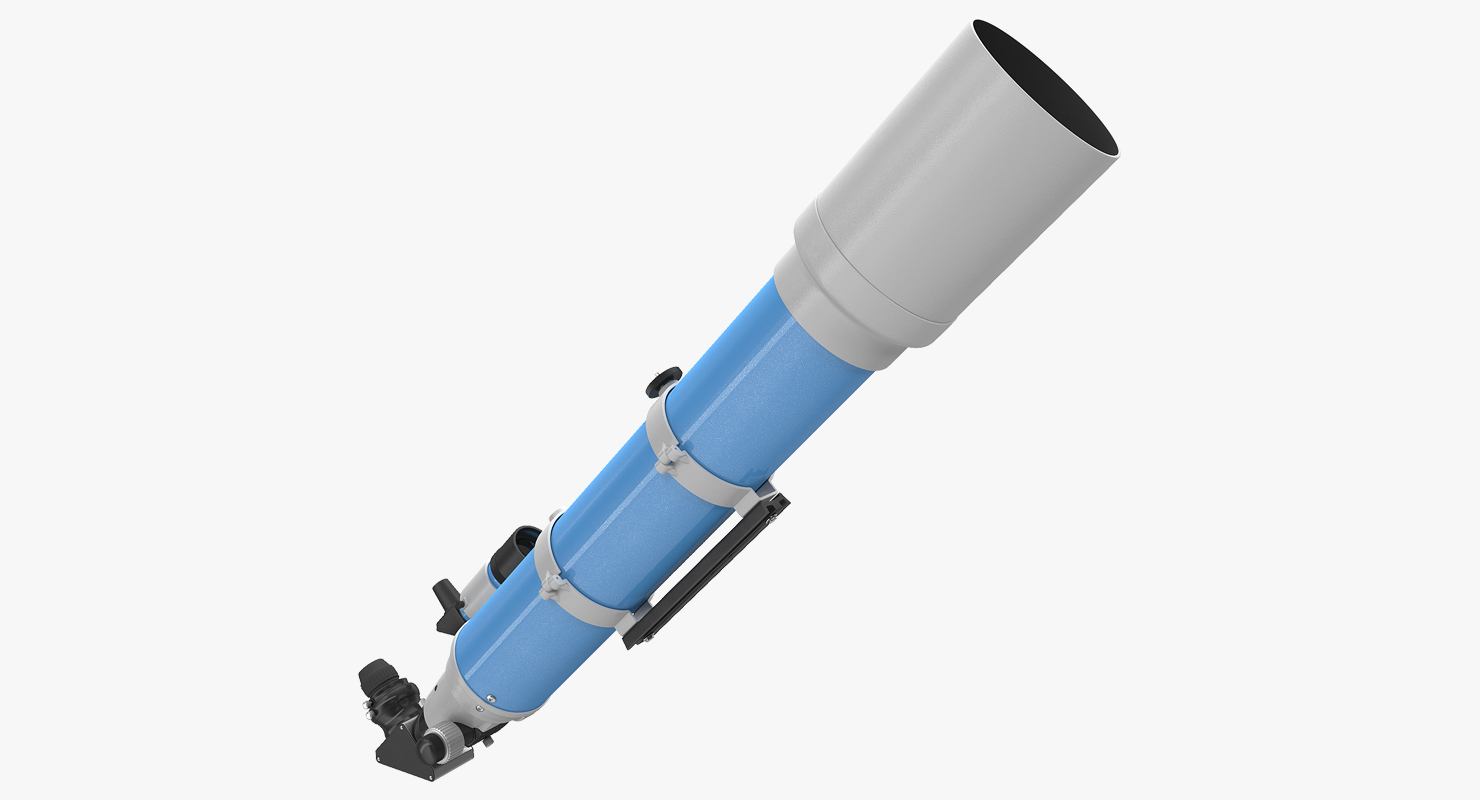 Refractor Telescope Generic 3D