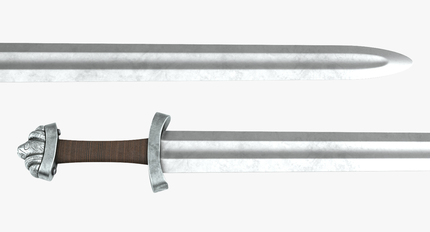 3D Medieval Viking Sword