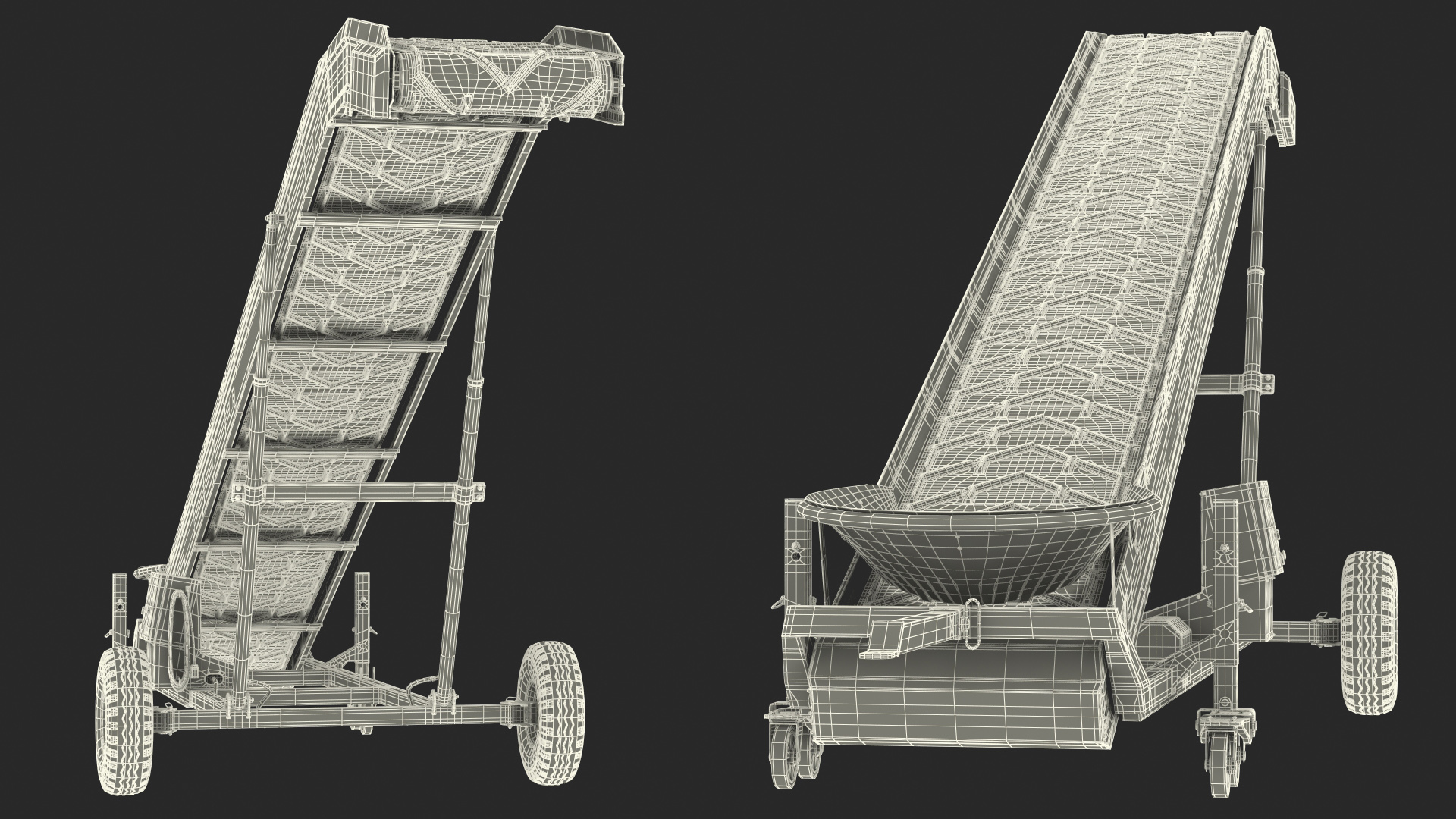 Agriculture Conveyor Belt System 3D