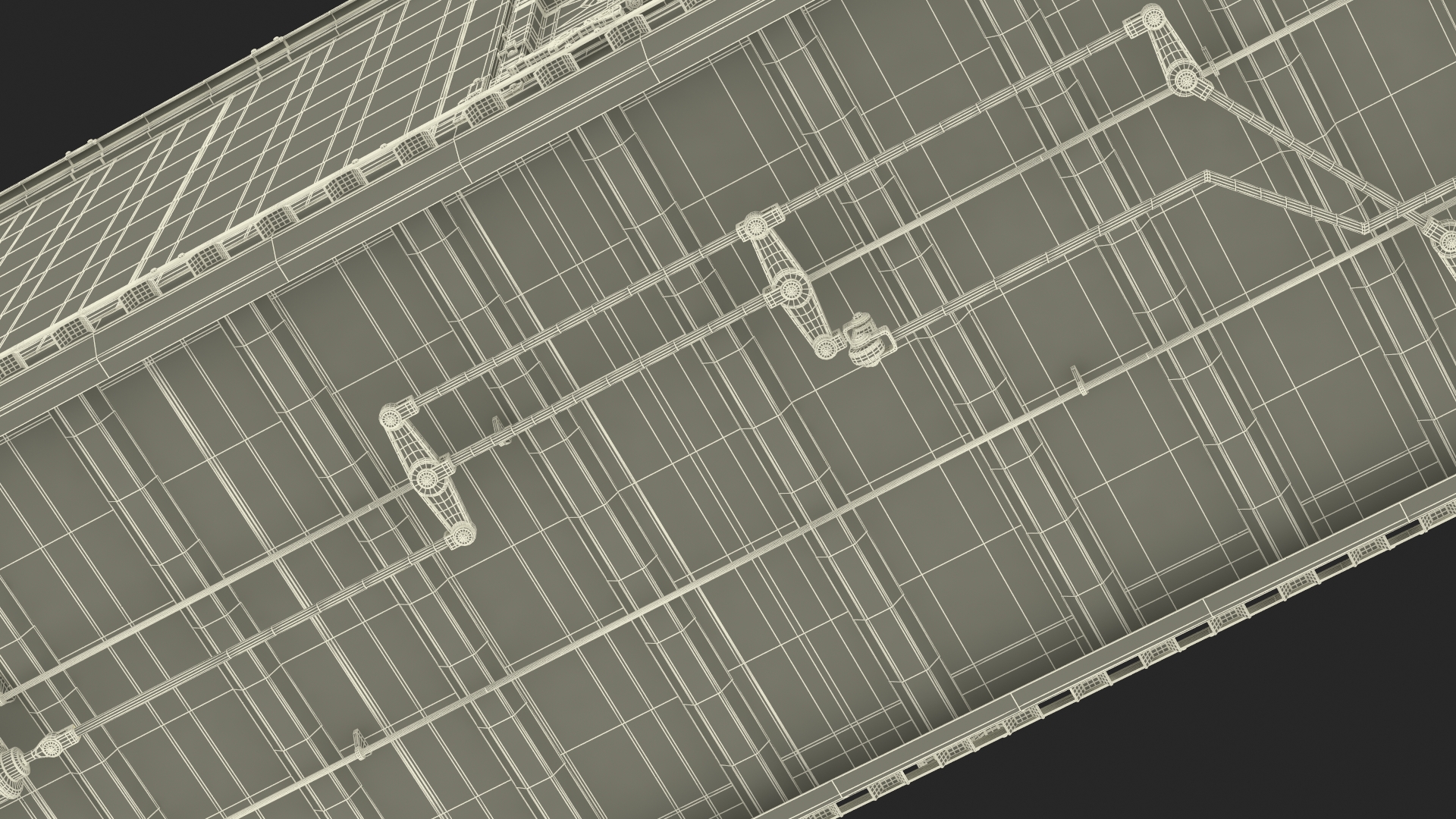 3D model Tropicana Refrigerated Boxcar Train
