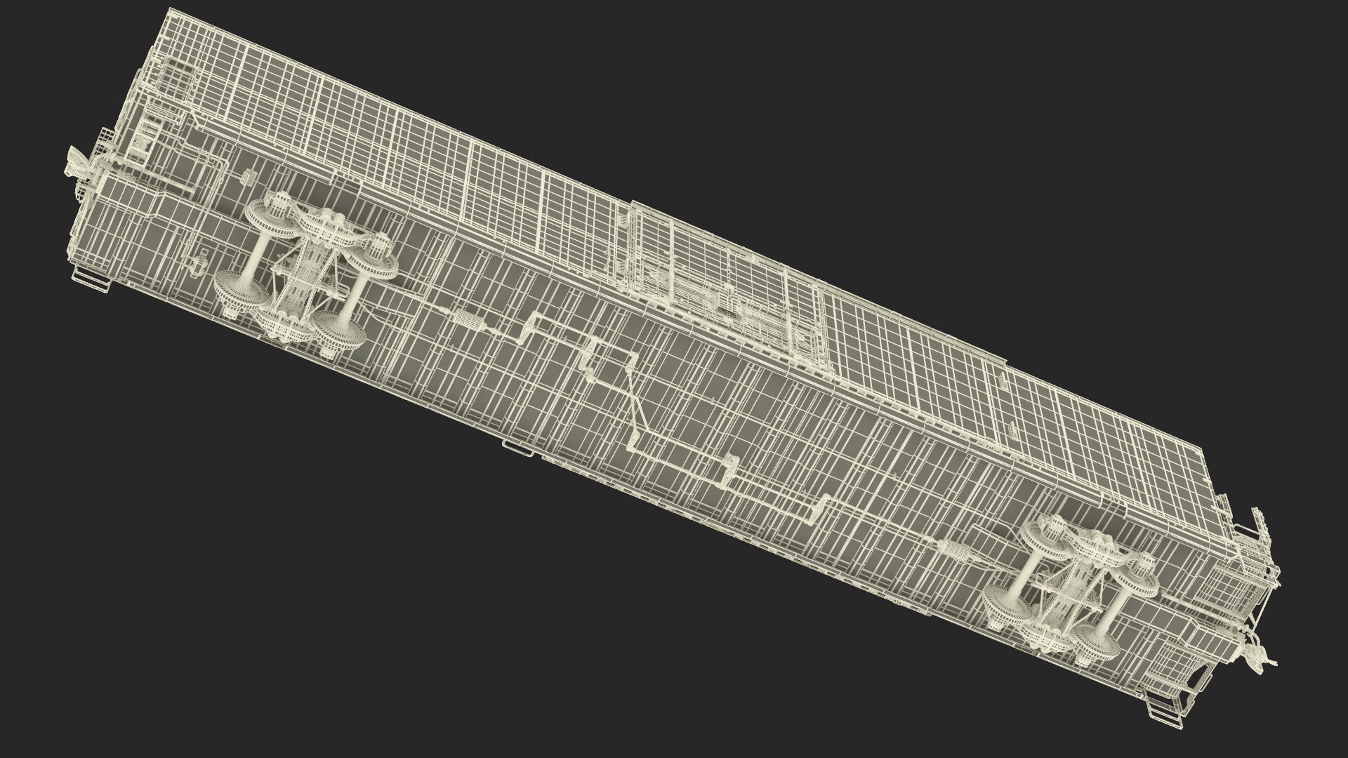 3D model Tropicana Refrigerated Boxcar Train