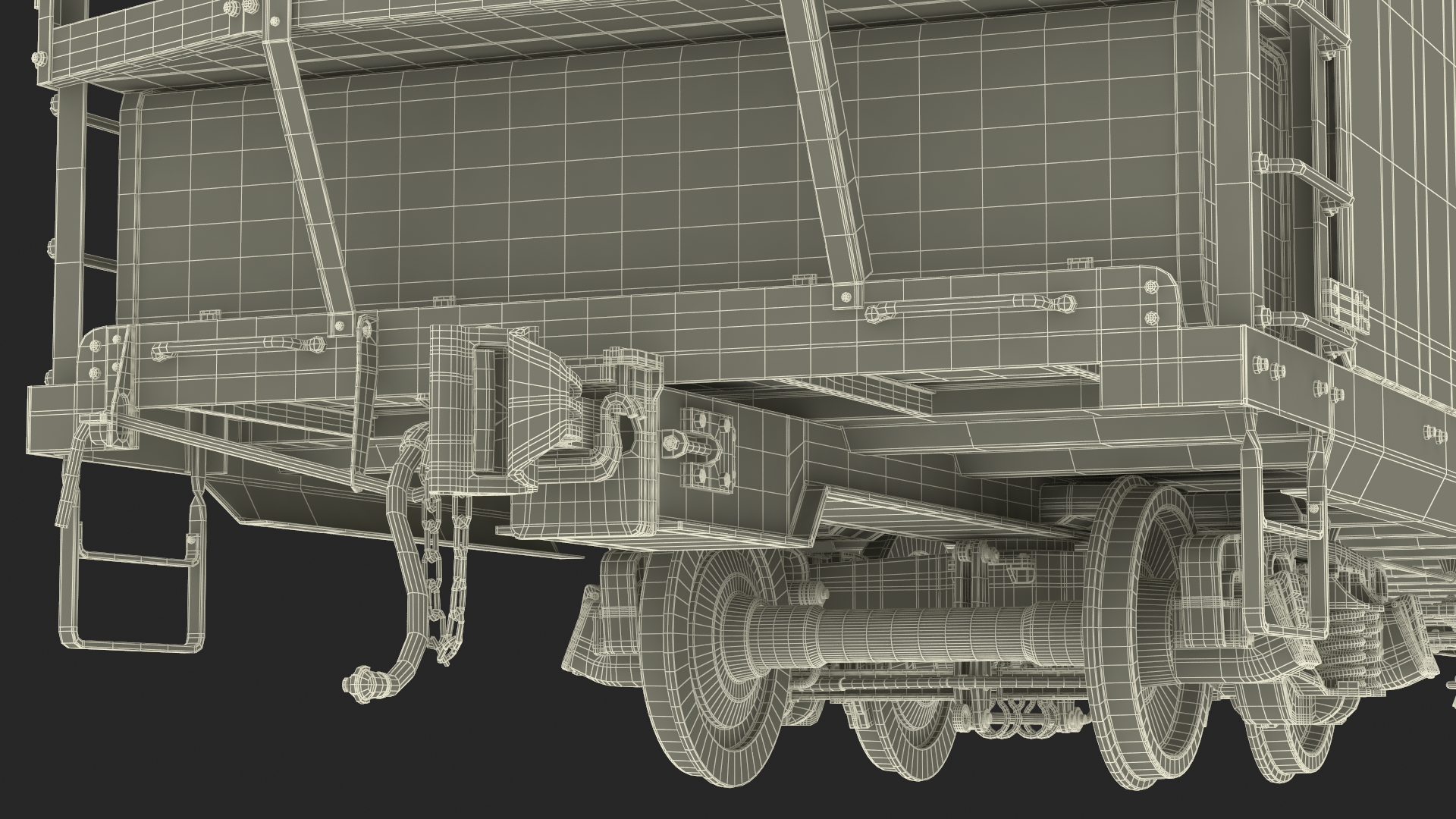 3D model Tropicana Refrigerated Boxcar Train