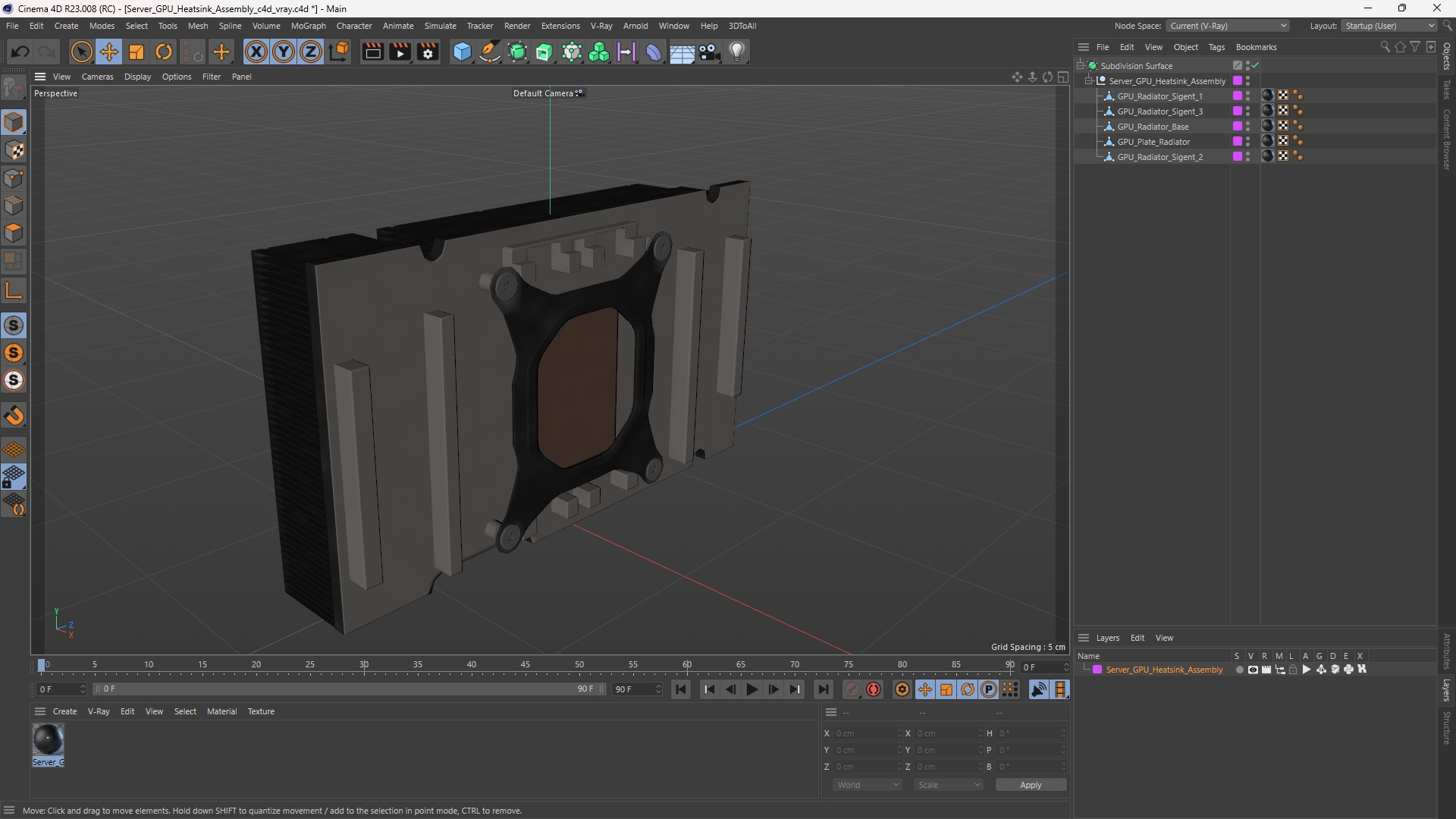 Server GPU Heatsink Assembly - view 12
