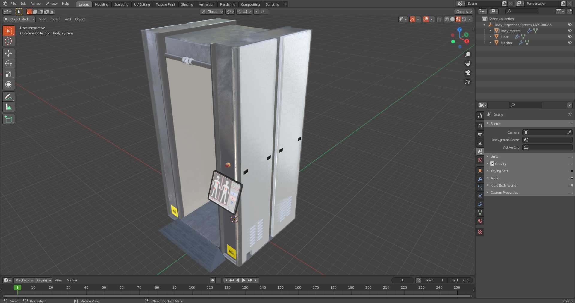 3D Body Inspection System MW1000AA