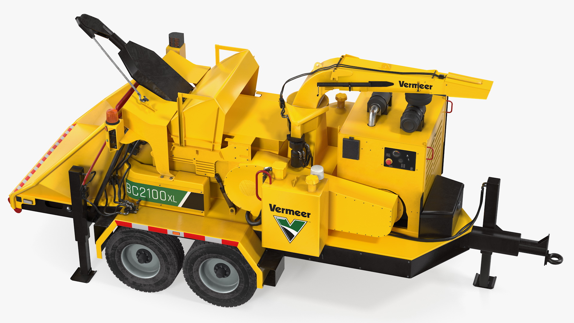 Towed Wood Chipper Vermeer BC2100XL New 3D model