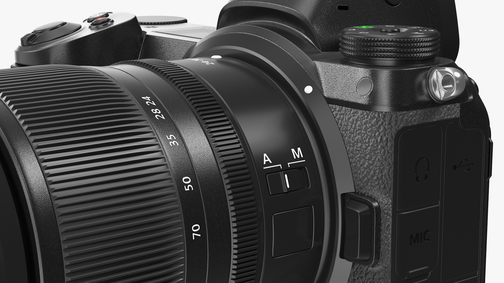 3D Mirrorless Digital Camera with 24 70mm Lens Generic