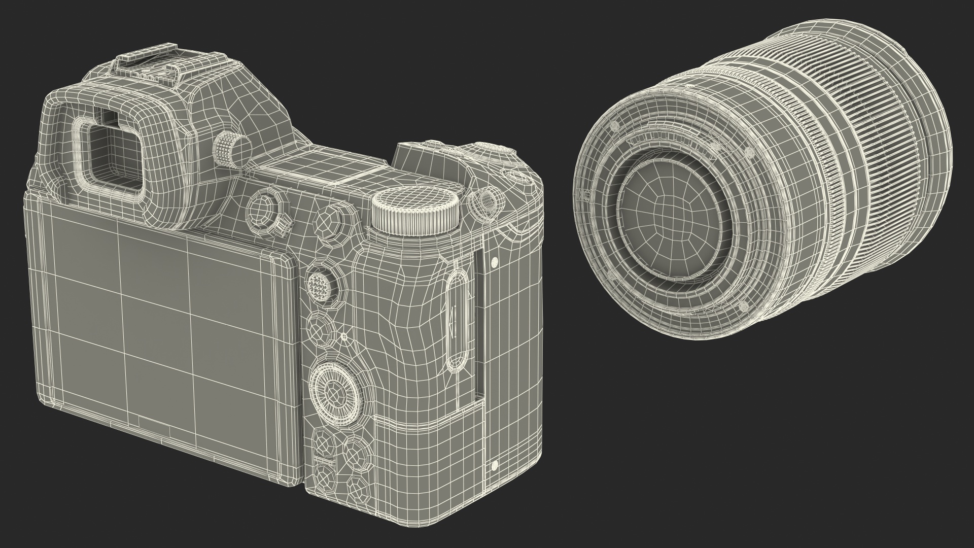 3D Mirrorless Digital Camera with 24 70mm Lens Generic
