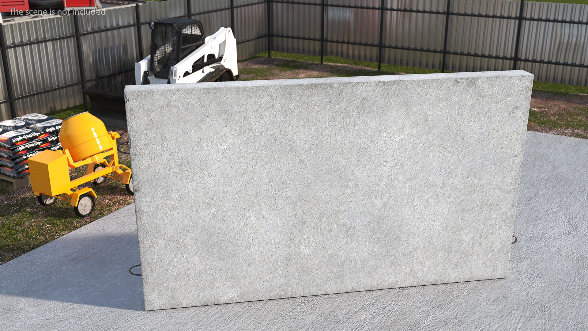 Precast Concrete Wall Panel 3D