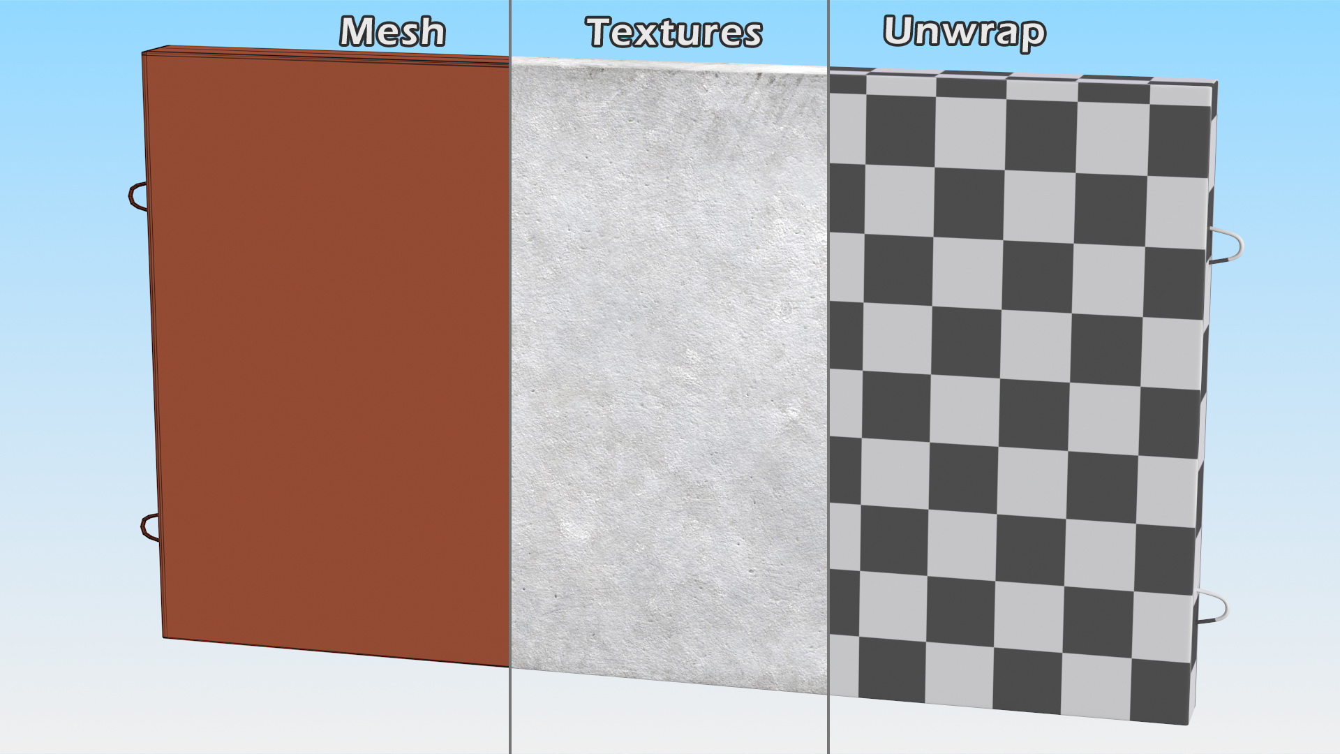 Precast Concrete Wall Panel 3D