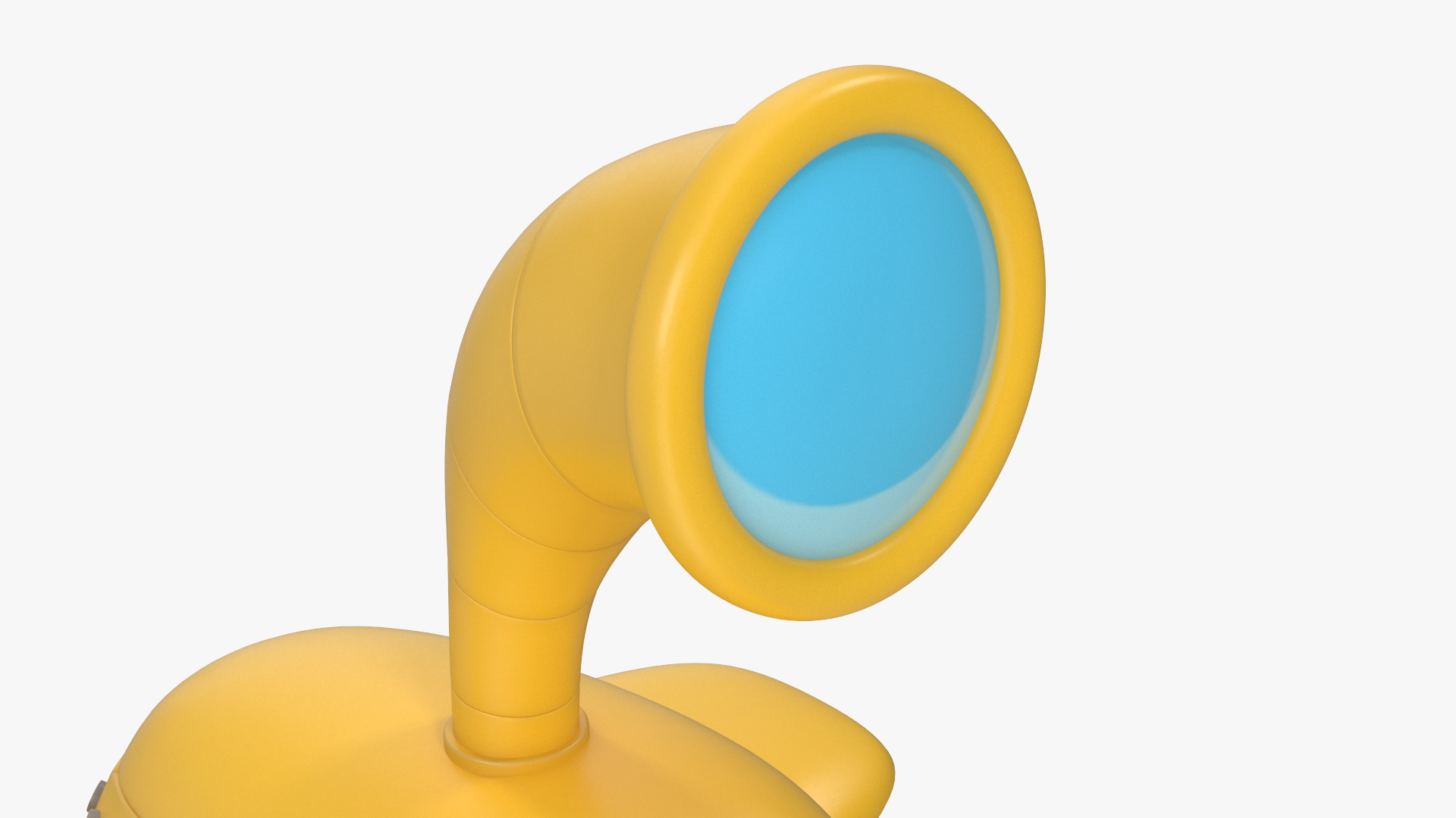 Cartoon Submarine Yellow 3D model