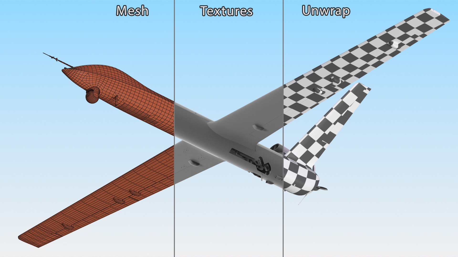 3D Surveillance UAV Flight model