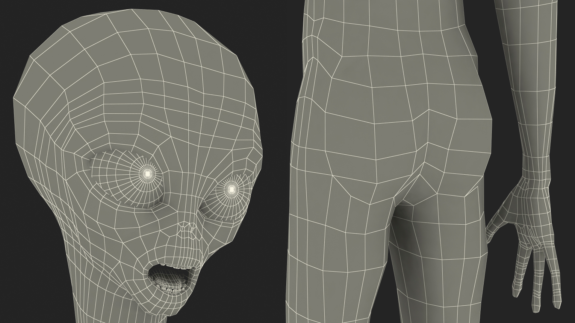3D model Alien Greetings Pose