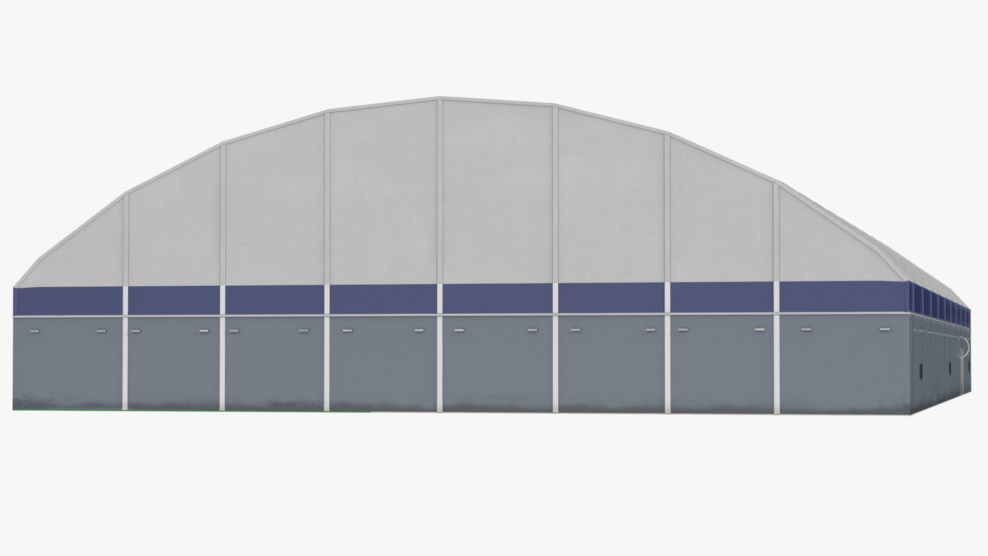 Business Jet Bombardier Challenger 604 In Aircraft Hangar Rigged 3D model
