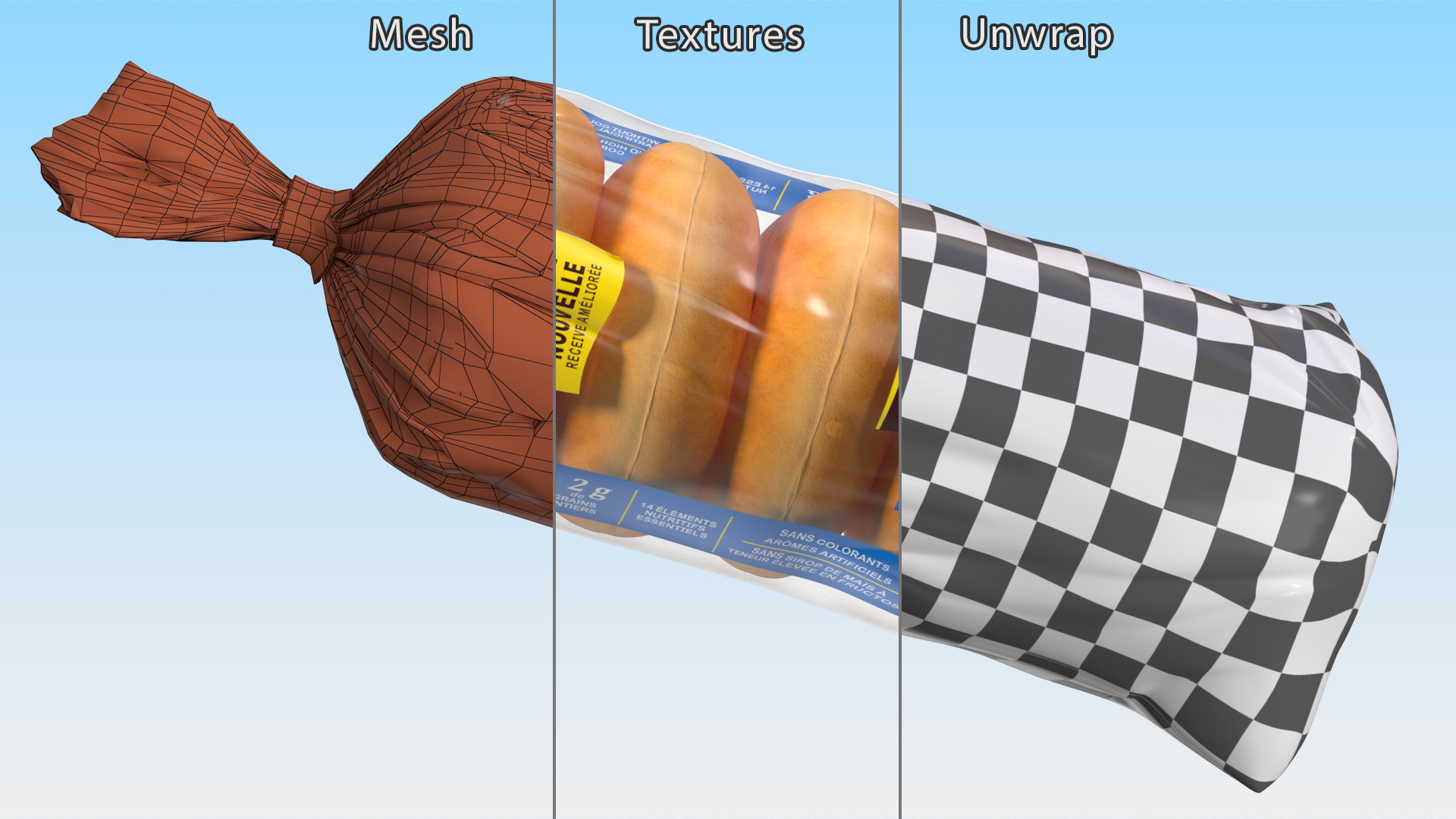 3D model Bagel Pack