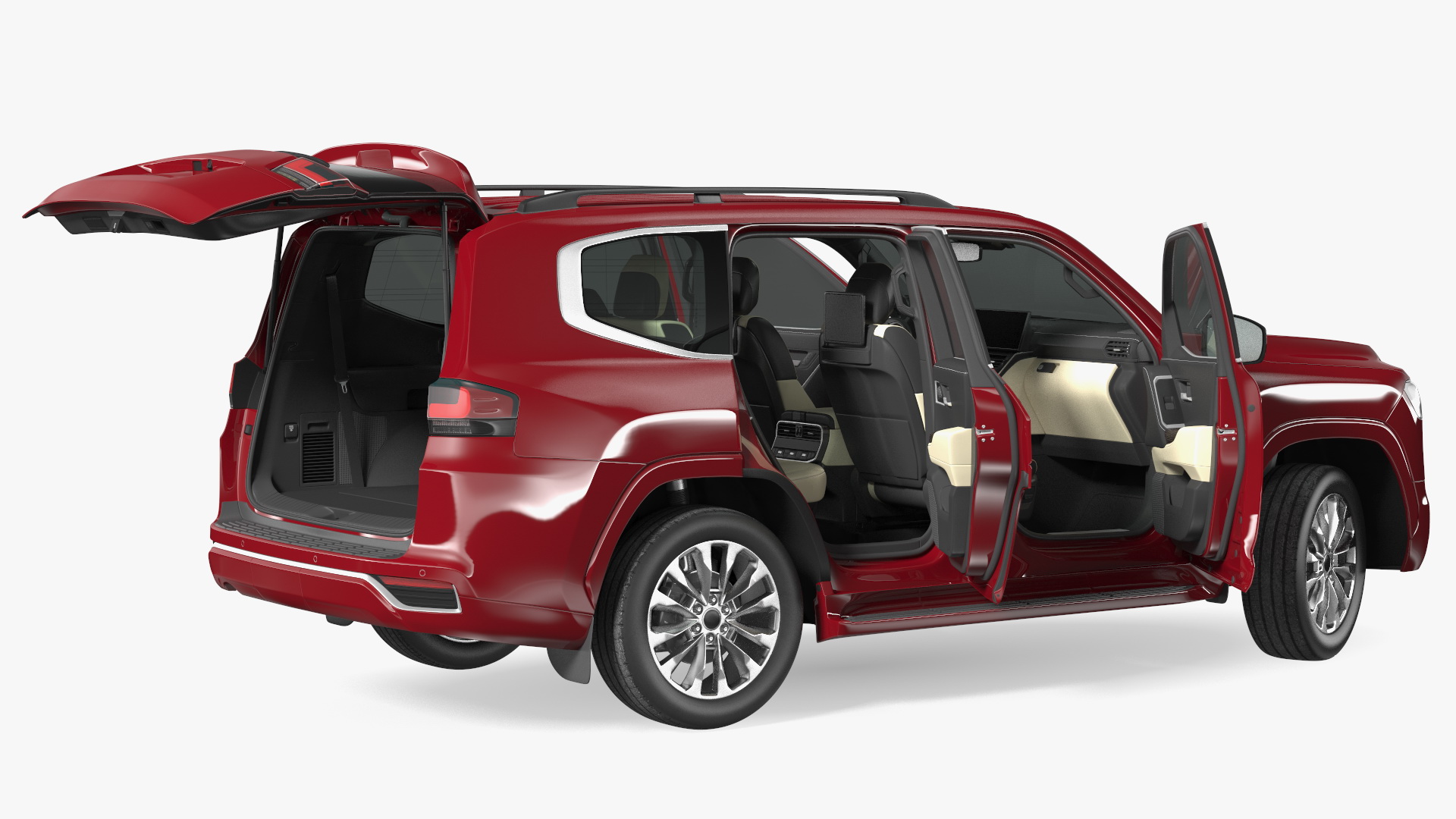 3D model Full Size SUV 2022 Rigged