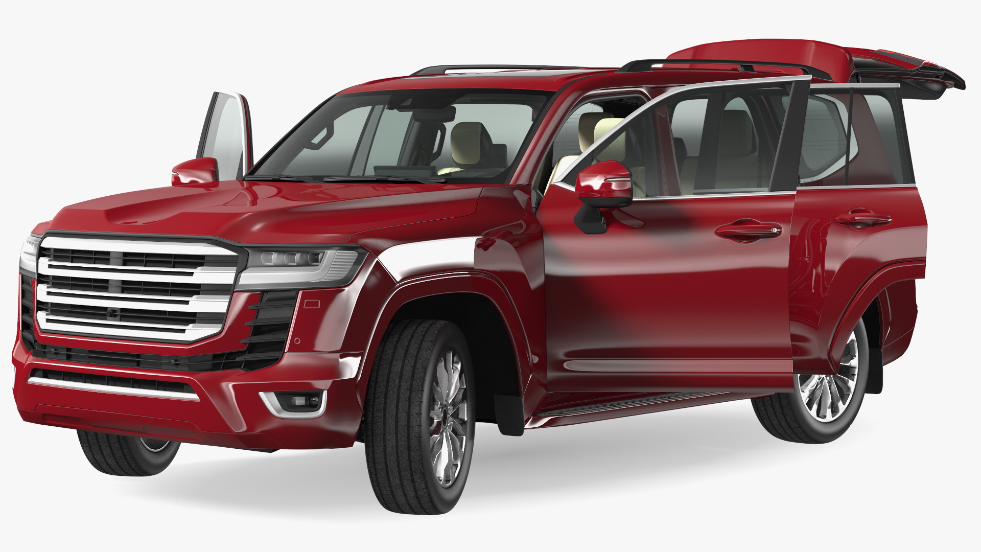3D model Full Size SUV 2022 Rigged