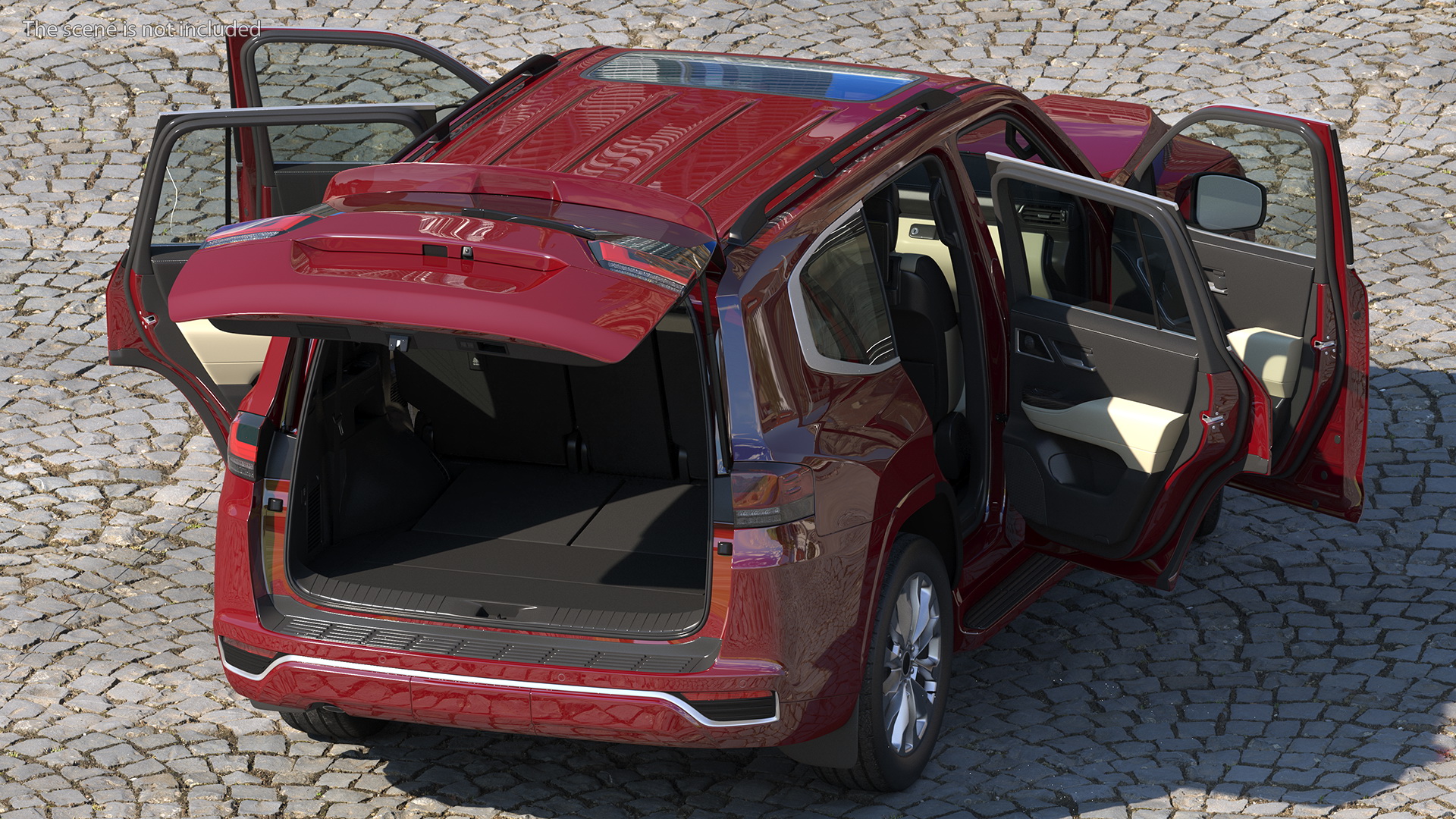 3D model Full Size SUV 2022 Rigged