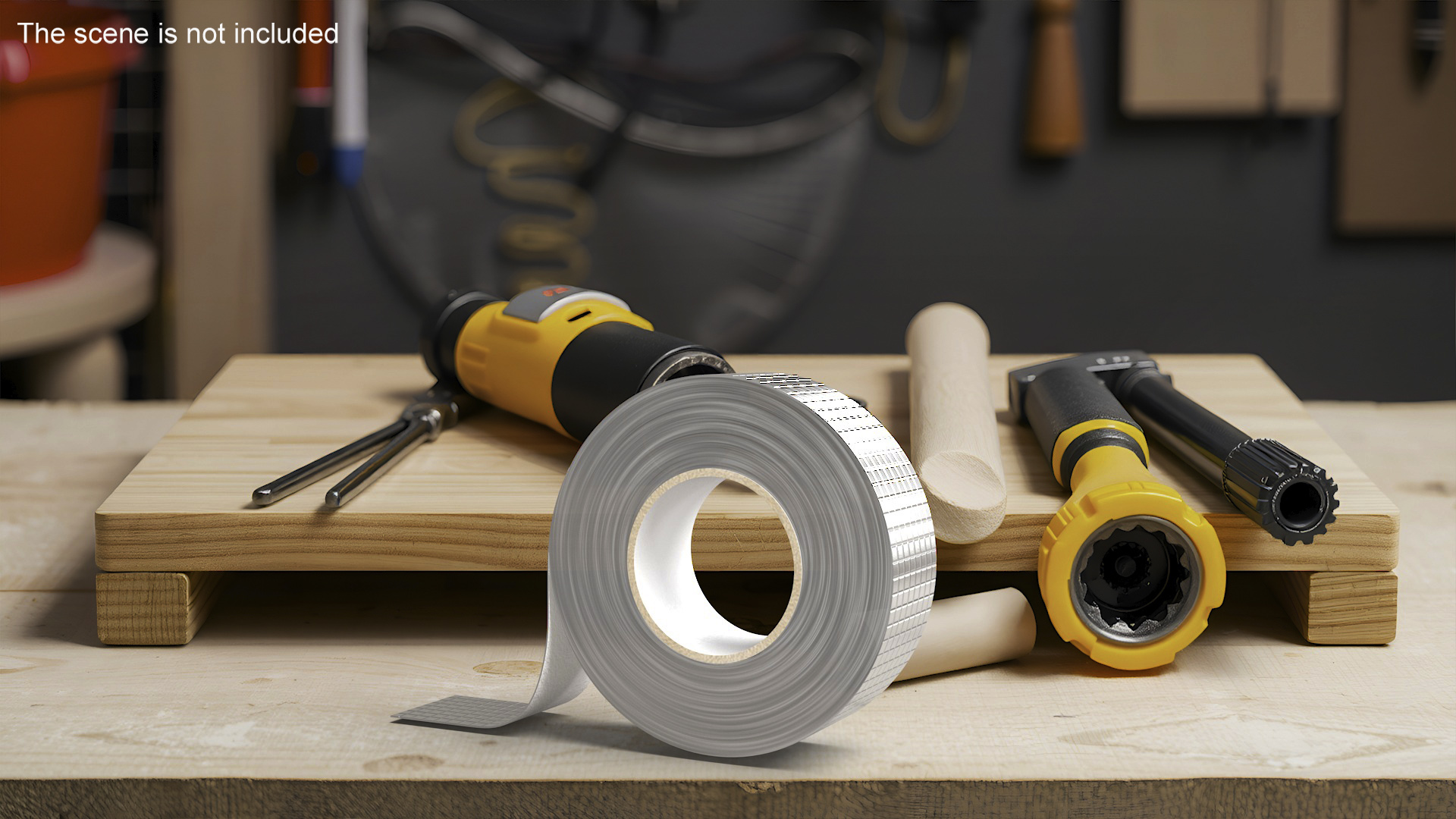 3D Reel Aluminum Waterproof Repair Tape with Glued End