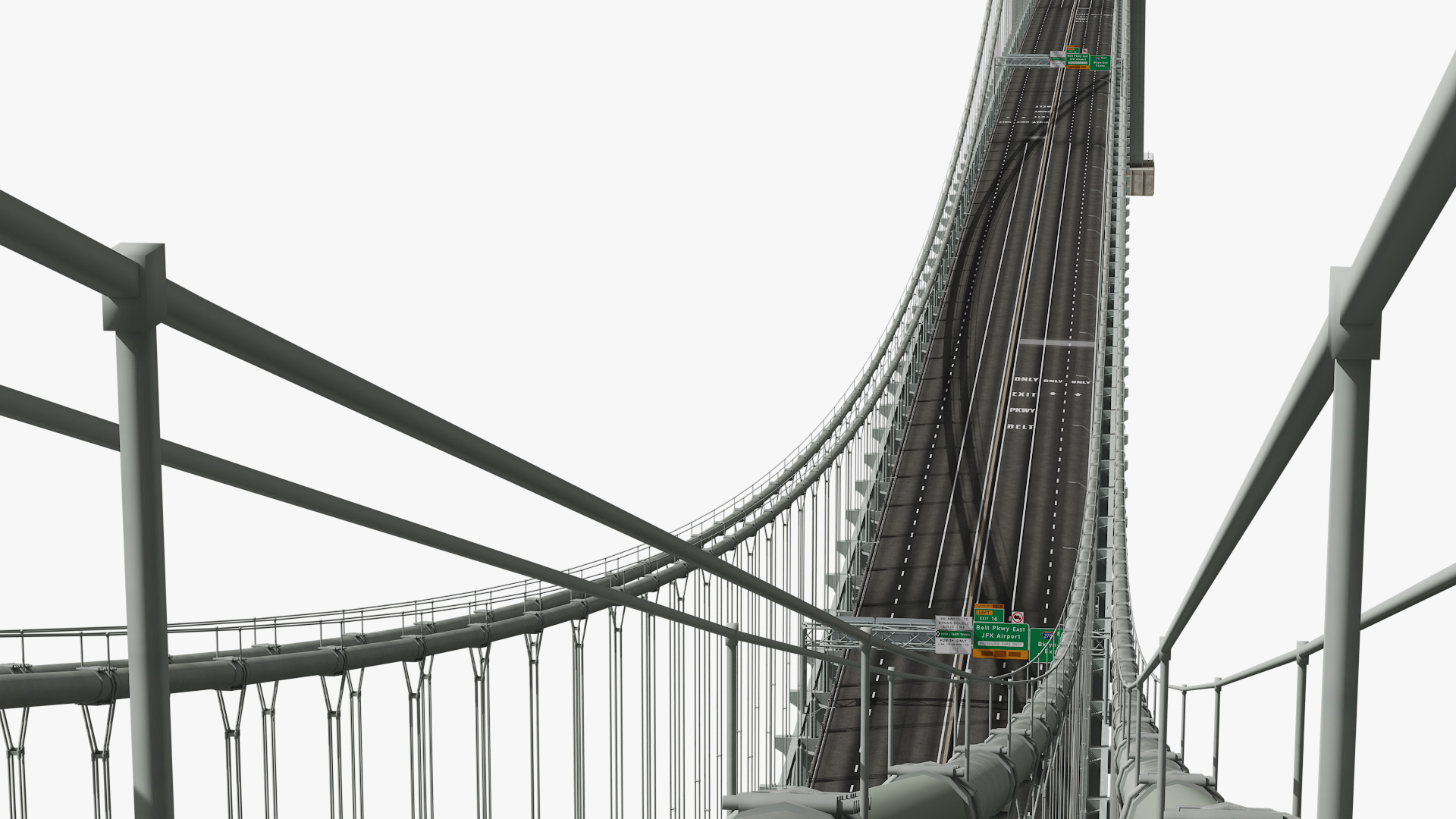 3D model Verrazzano Narrows Bridge