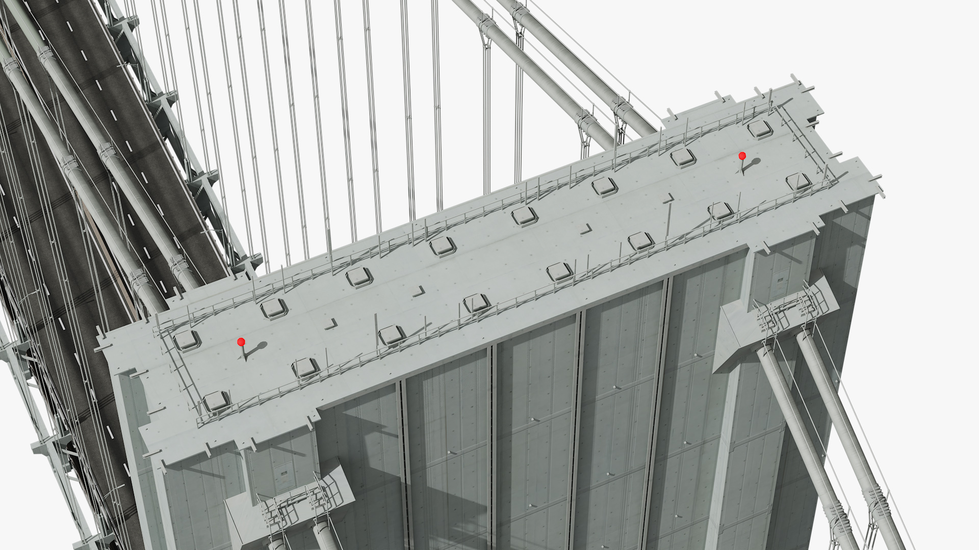 3D model Verrazzano Narrows Bridge