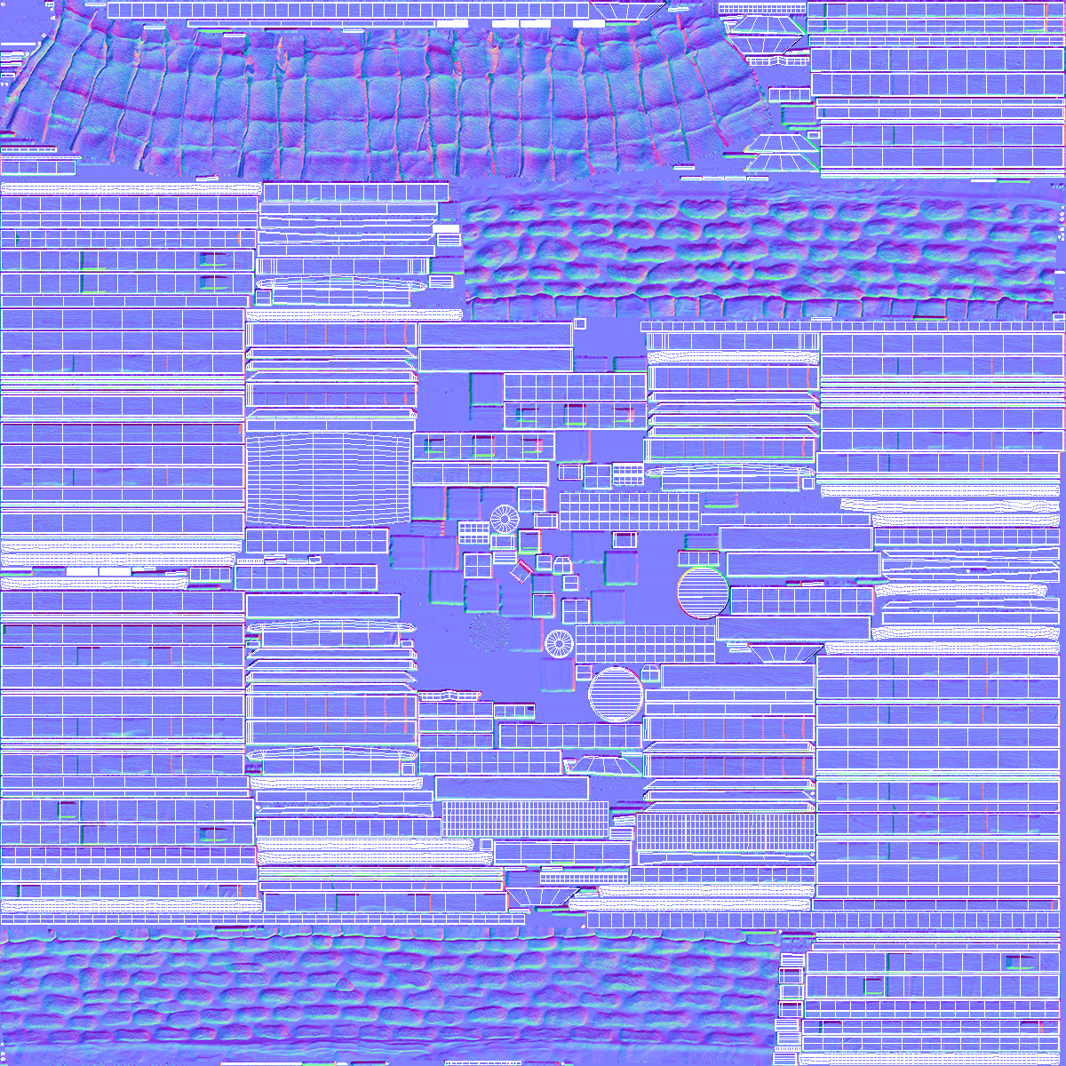 Wooden Water Well 3D