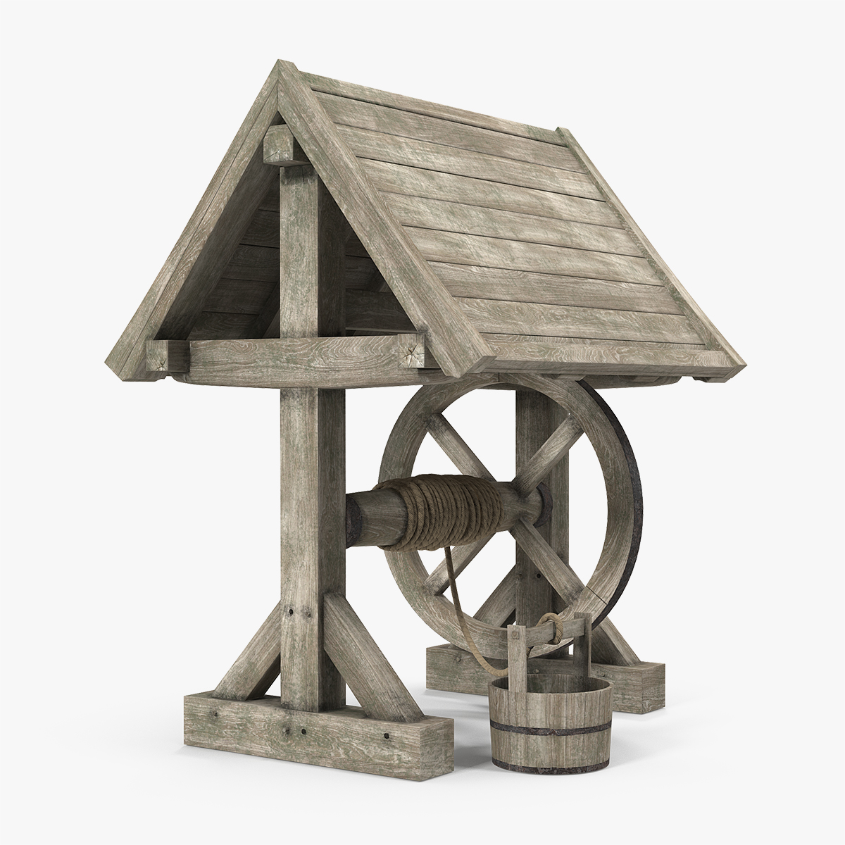 Wooden Water Well