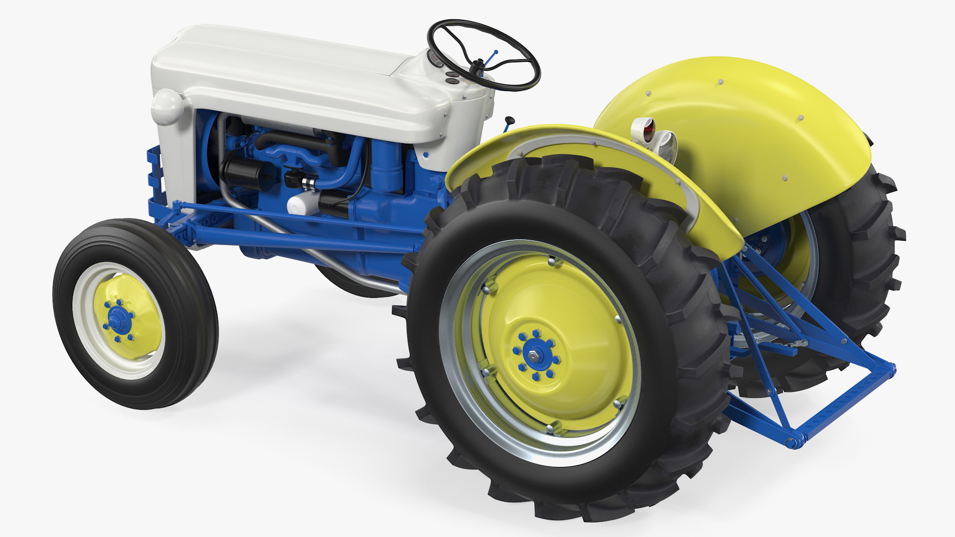 Restored Vintage Tractor Generic 3D