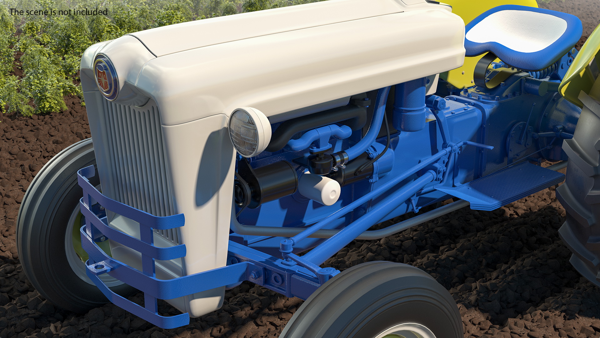 Restored Vintage Tractor Generic 3D