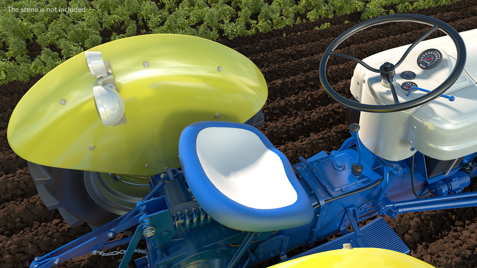 Restored Vintage Tractor Generic 3D