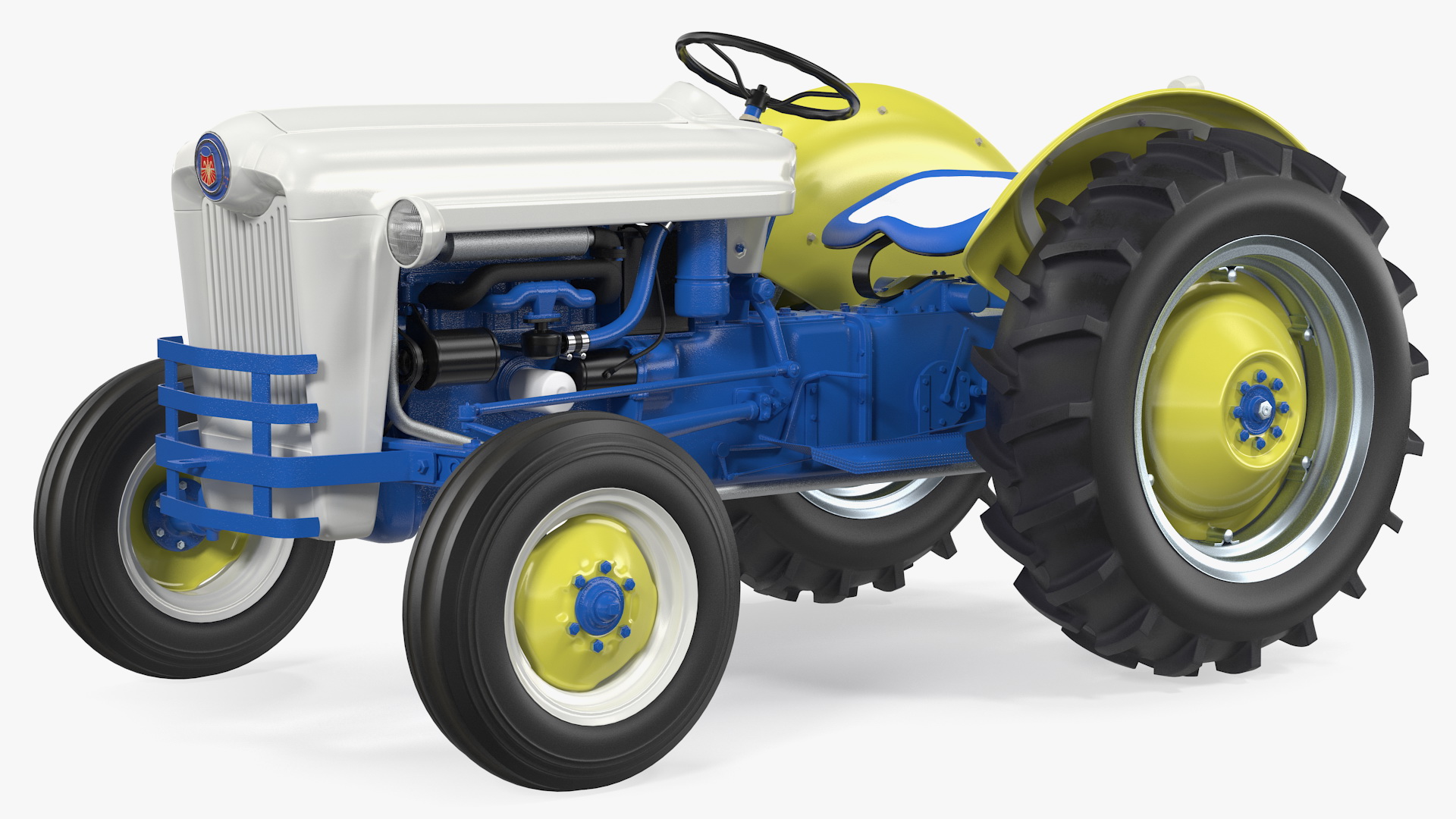 Restored Vintage Tractor Generic 3D