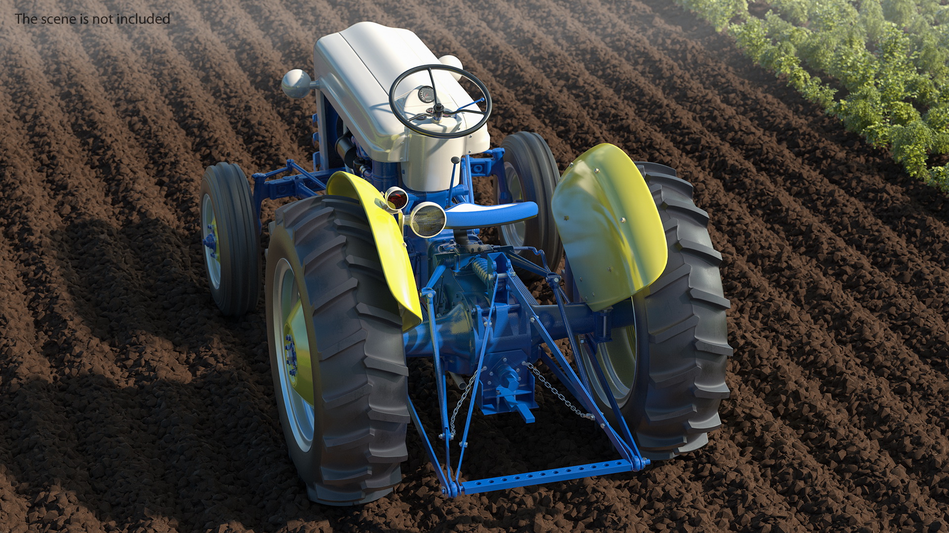Restored Vintage Tractor Generic 3D