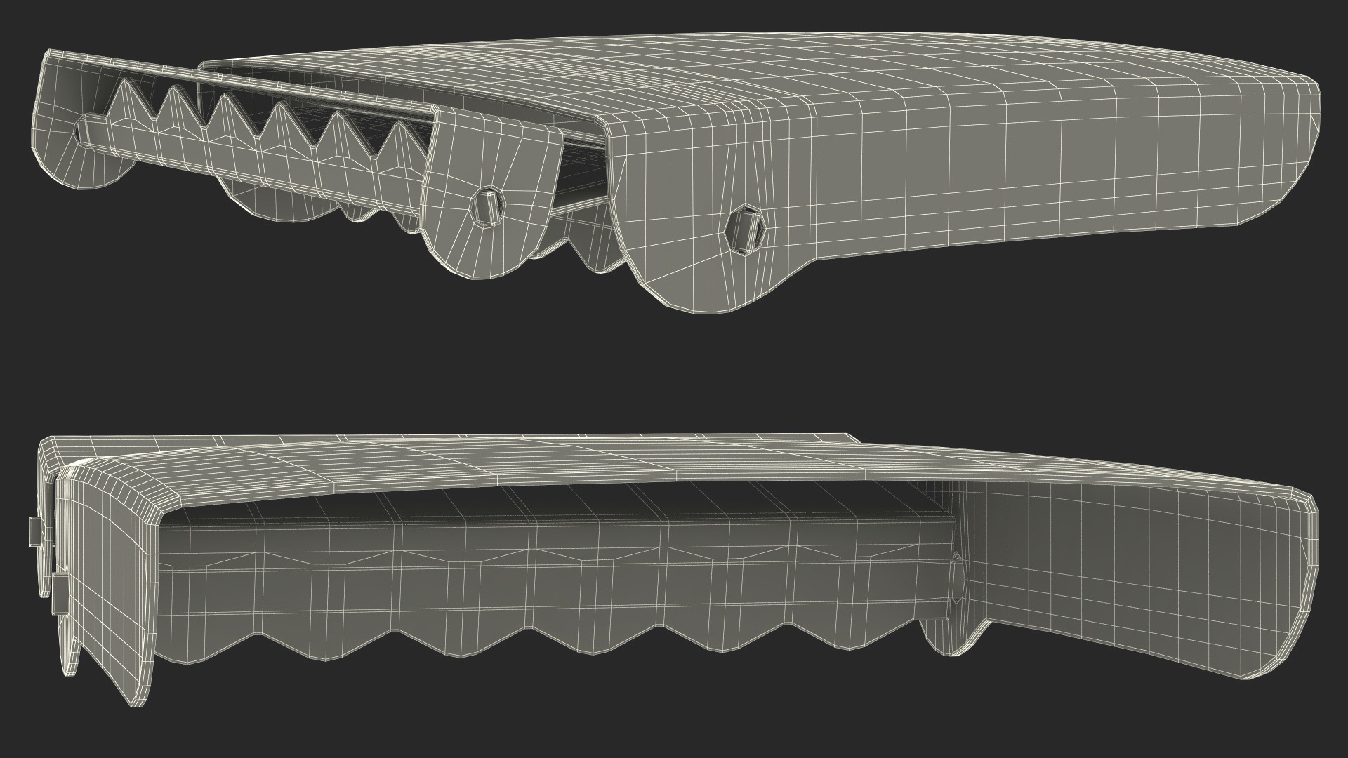 3D model Military Buckle Belt