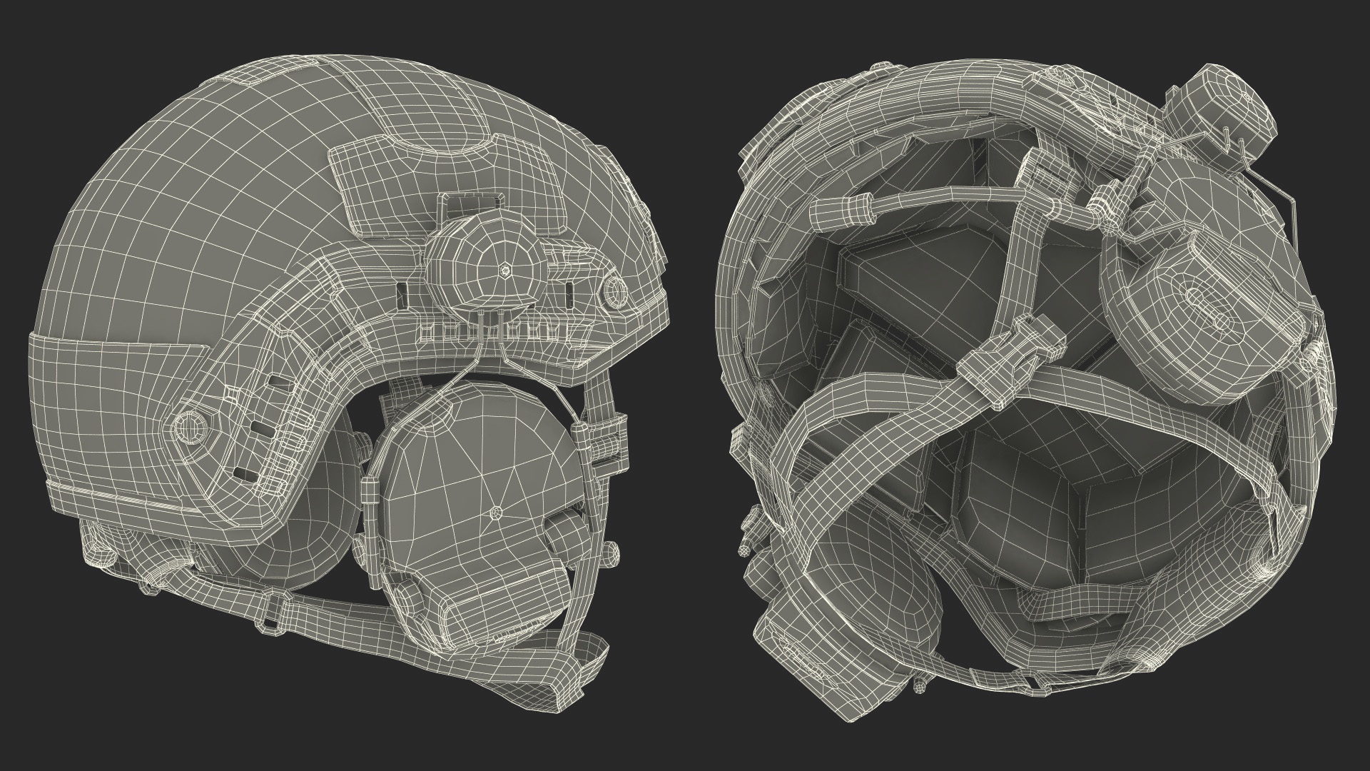 3D FPV Drone Military Operator Fur