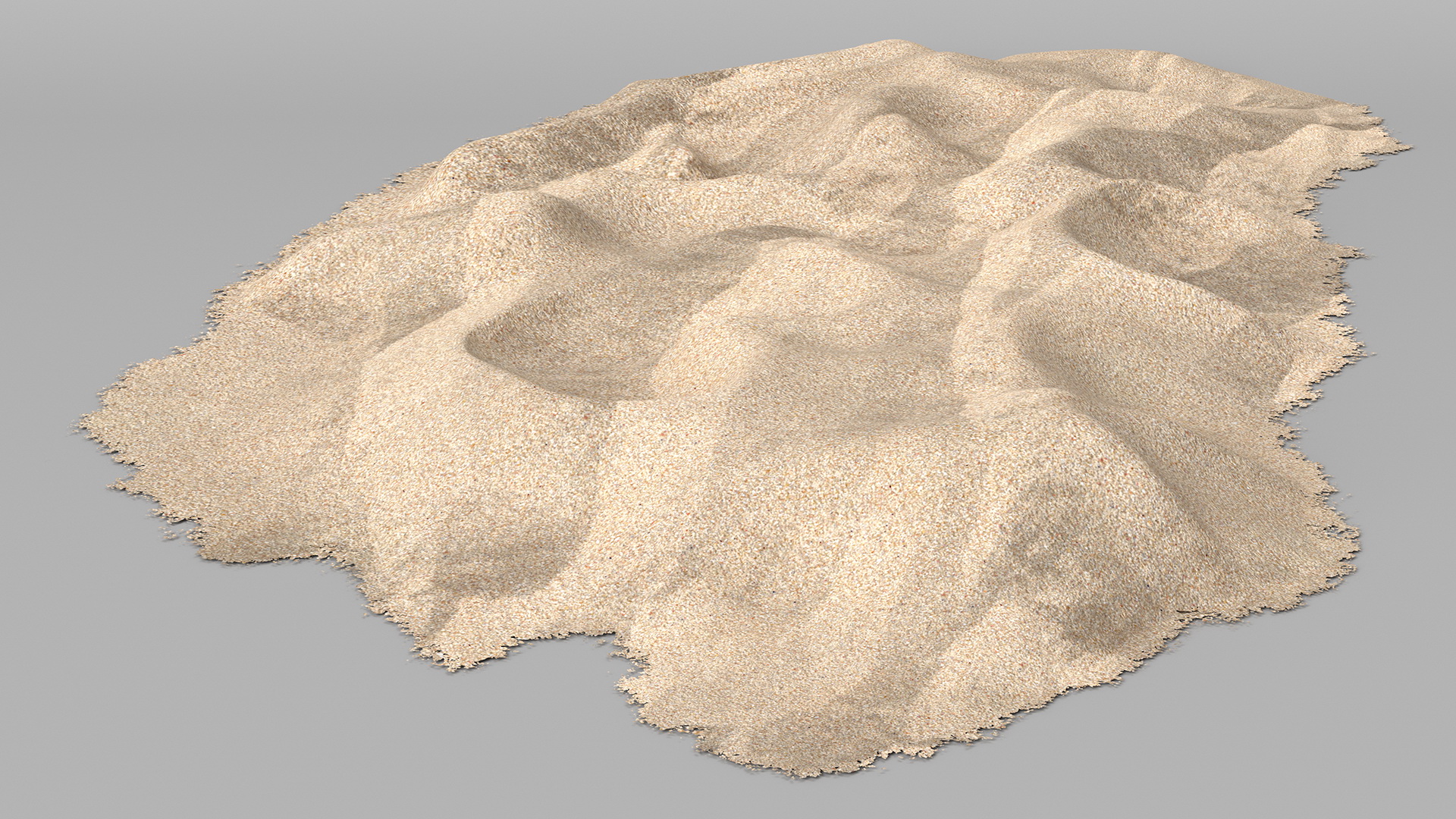 Heap of Dry Beach Sand 3D