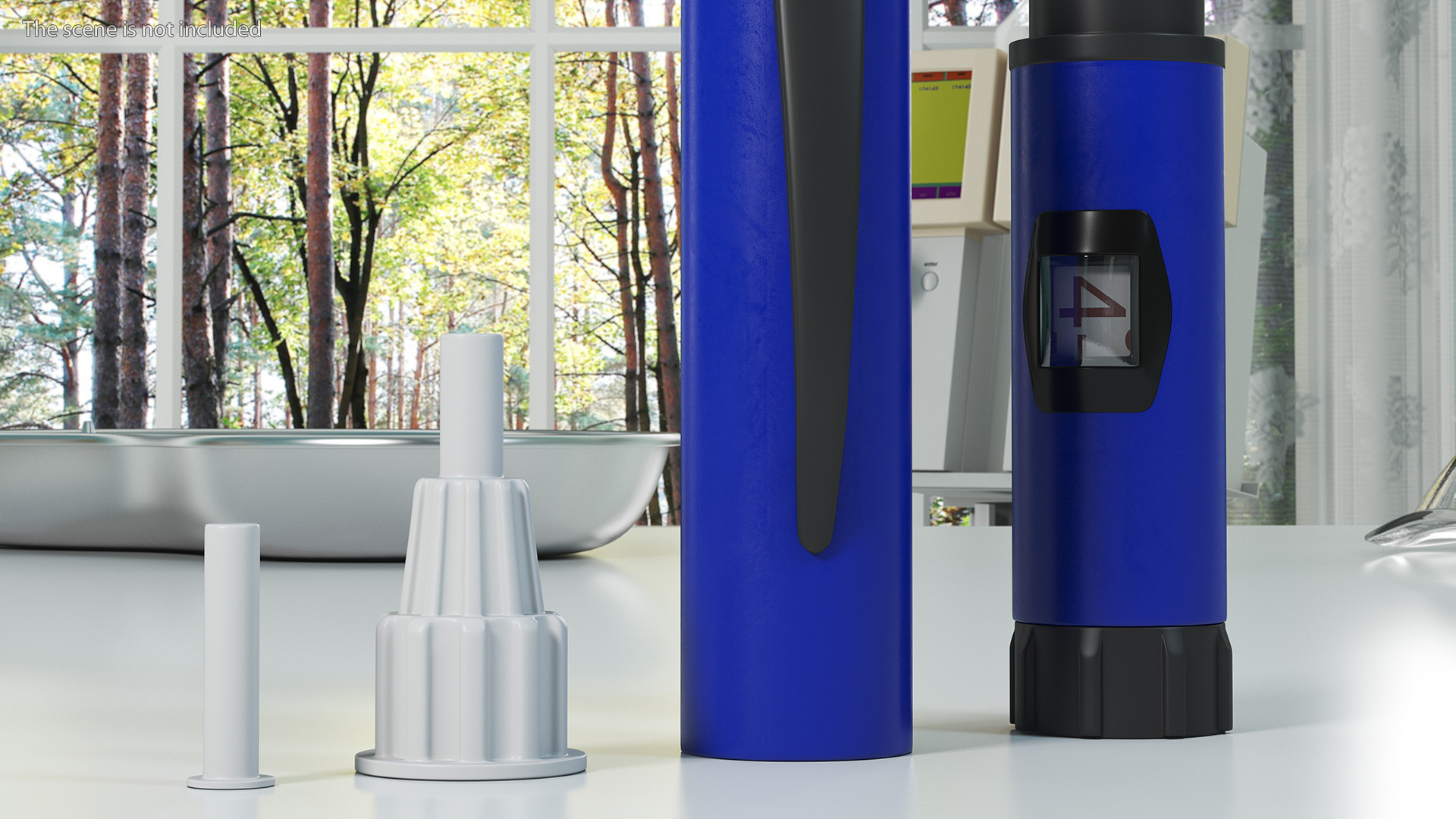 3D Smart Insulin Pen 250ml Blue model
