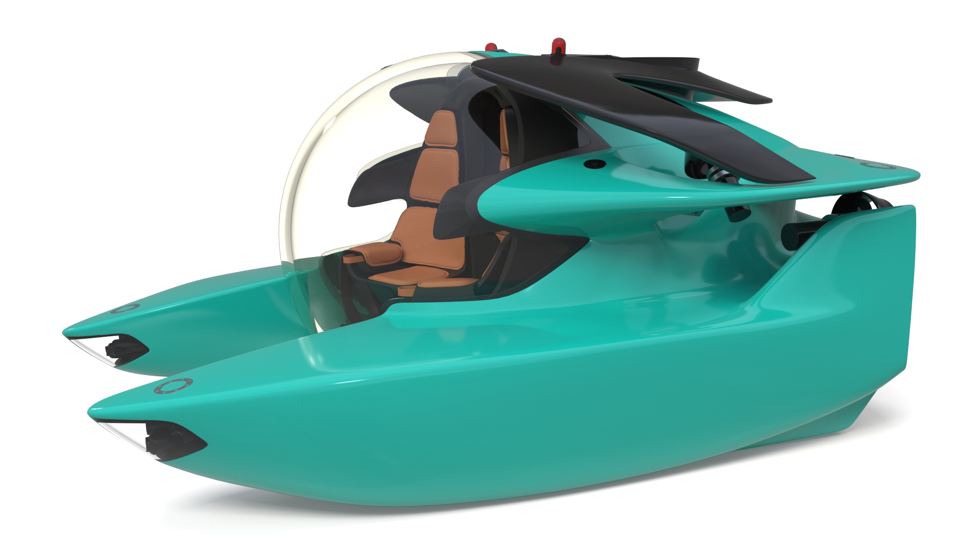 3D Luxurious Personal Submarine model