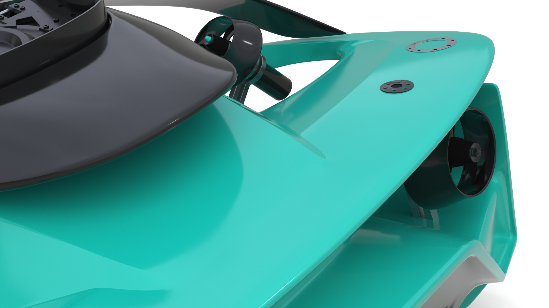 3D Luxurious Personal Submarine model