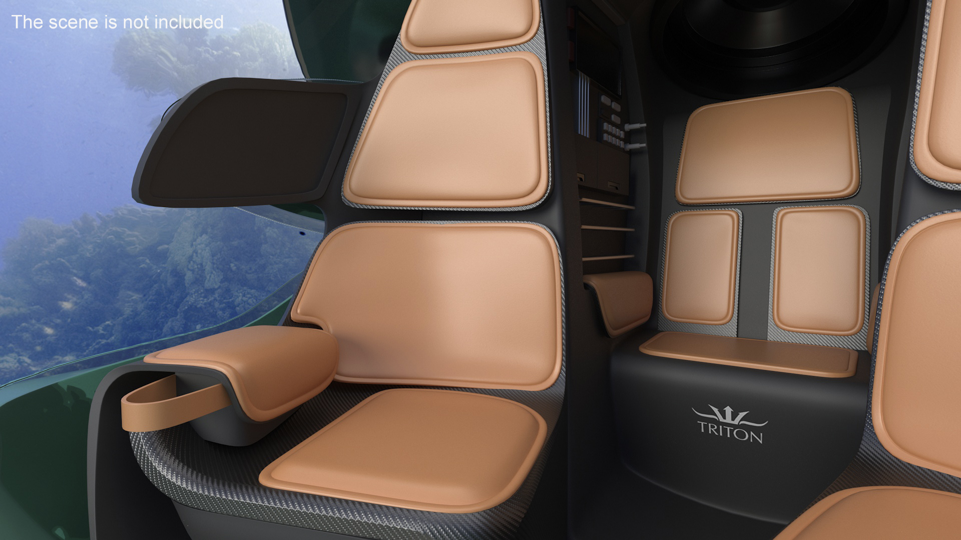 3D Luxurious Personal Submarine model