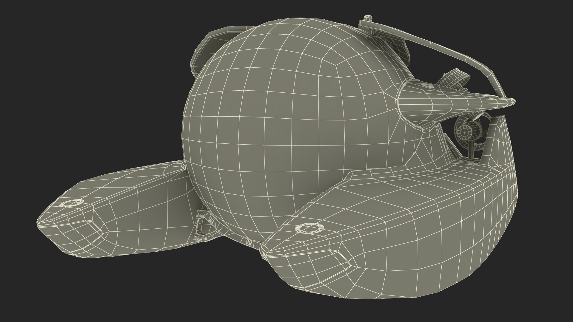 3D Luxurious Personal Submarine model
