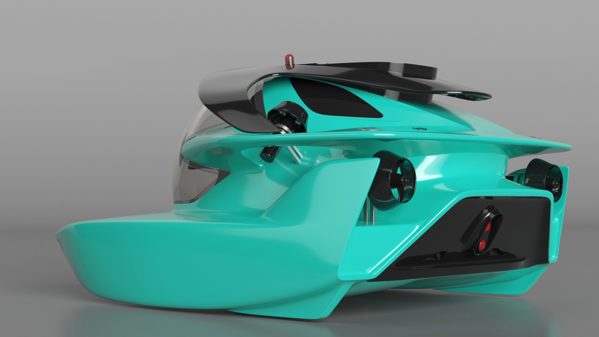 3D Luxurious Personal Submarine model