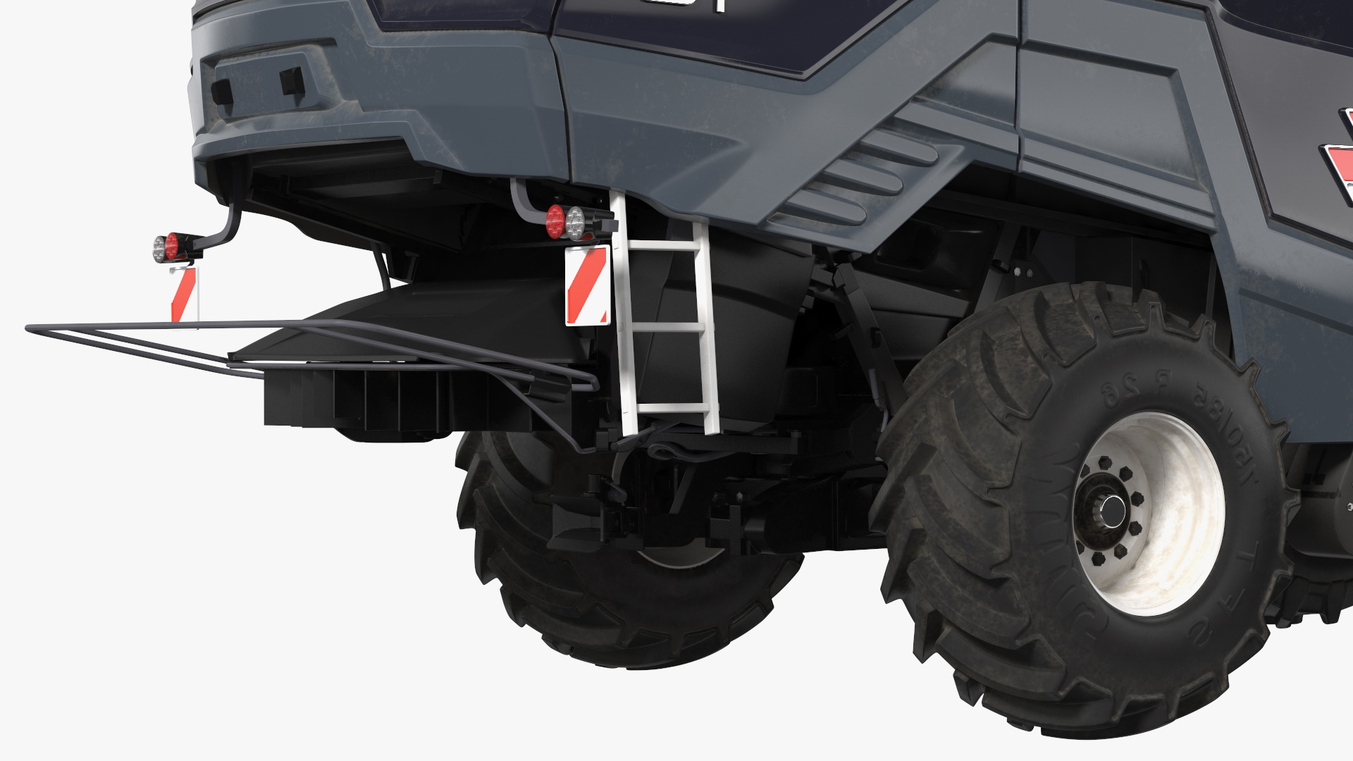 3D Harvester Massey Ferguson Ideal Rigged model