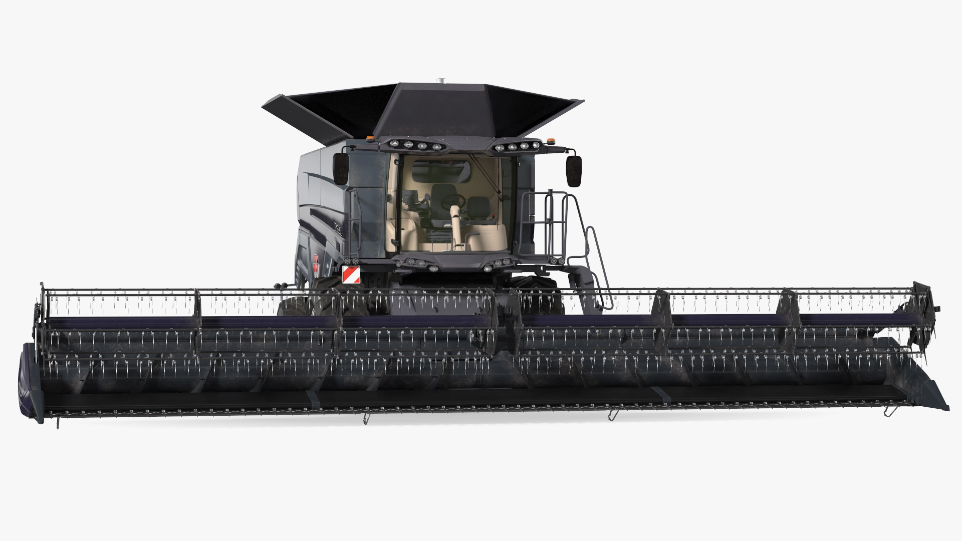3D Harvester Massey Ferguson Ideal Rigged model
