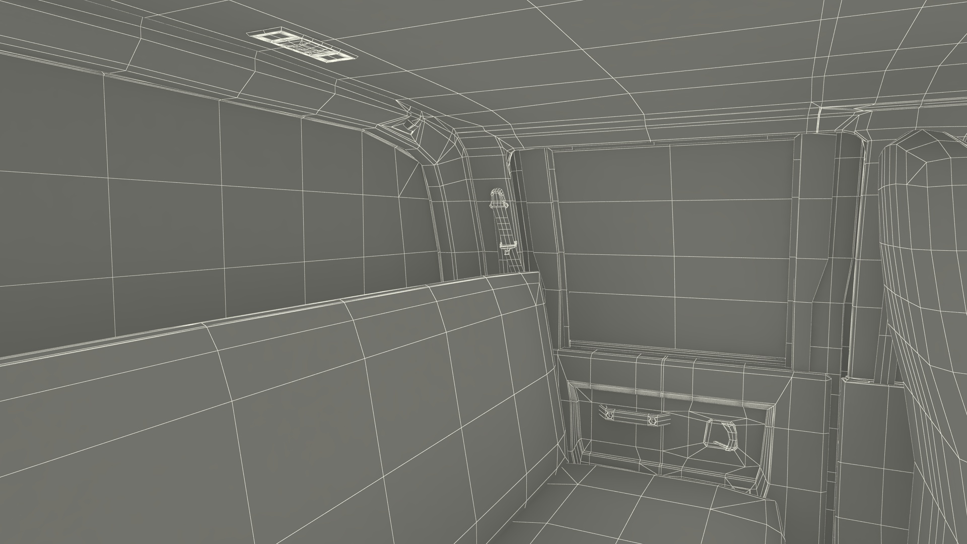 3D Fire Department Truck with Tank