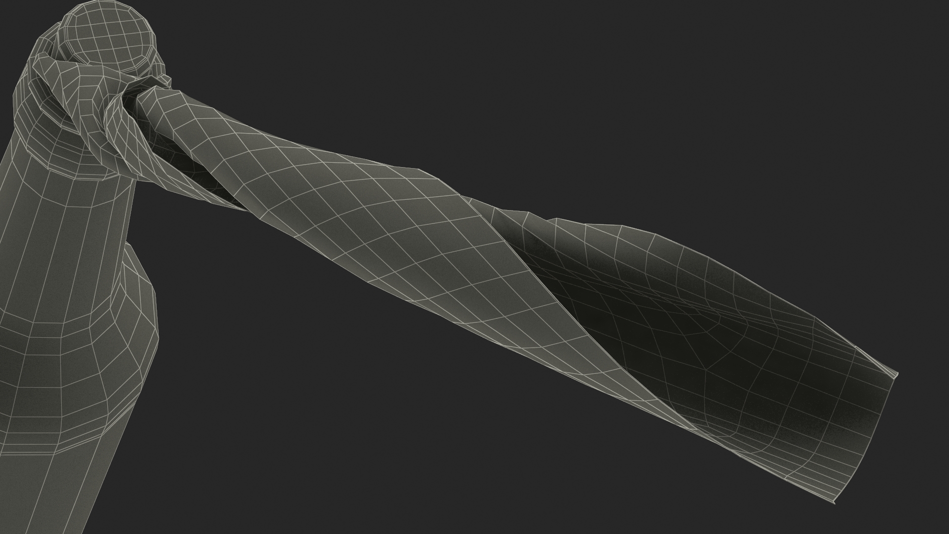 3D Incendiary Bottle Flying Fur model