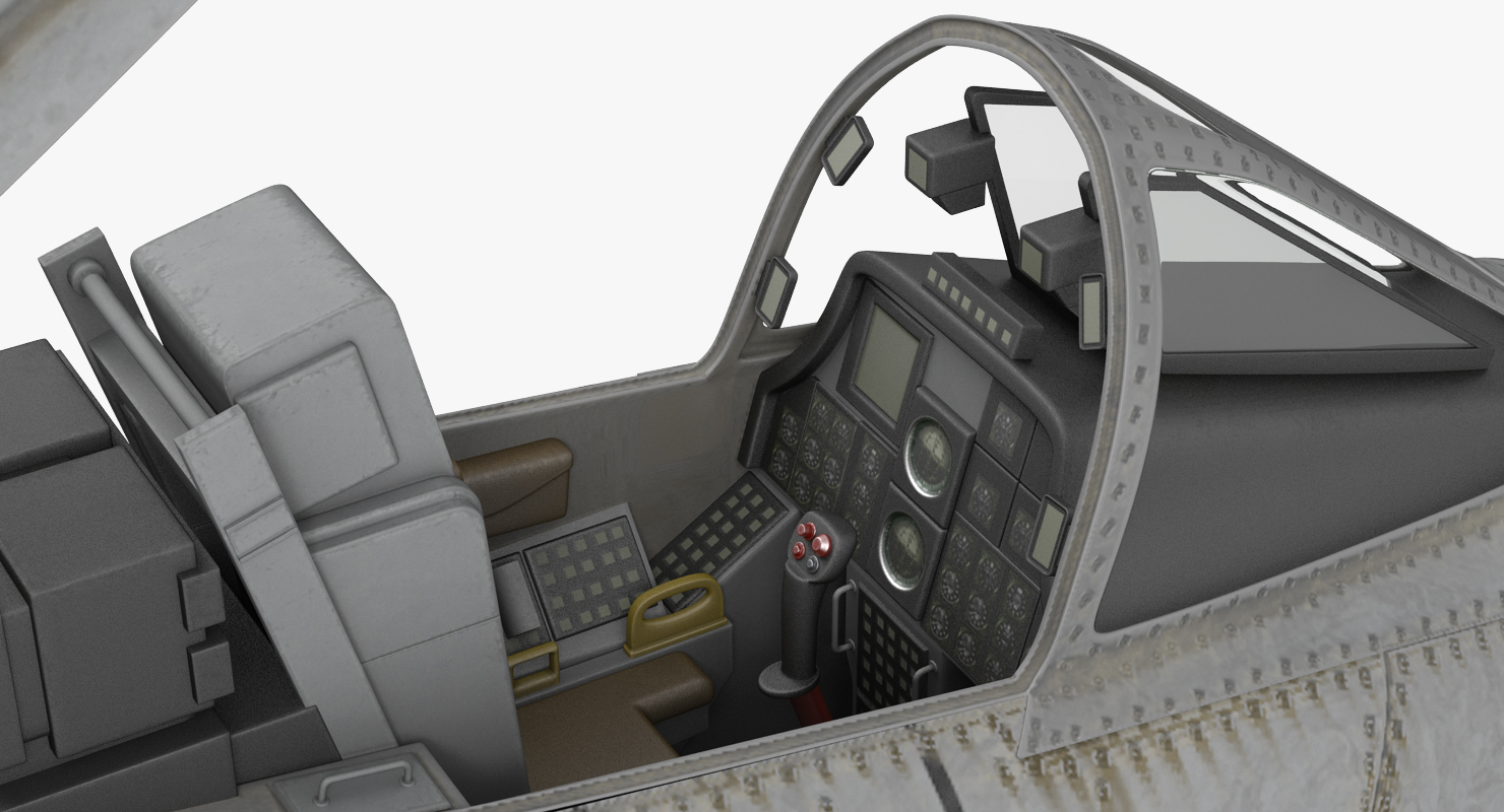 3D model Attack Aircraft A 10 Thunderbolt II